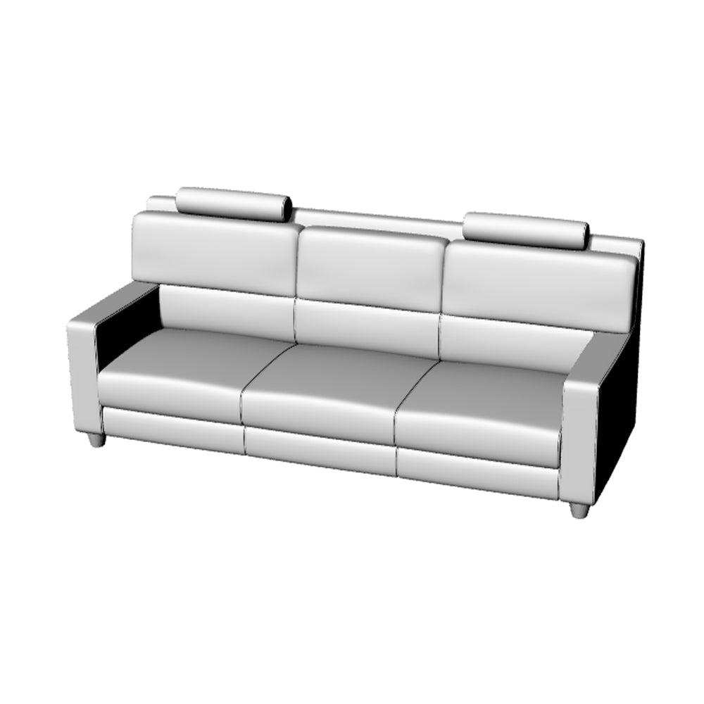 Yao's Studio LYT257 3-Seat Sofa HO/OO/Z/N/TT Railroad Miniature Accessory Display Props