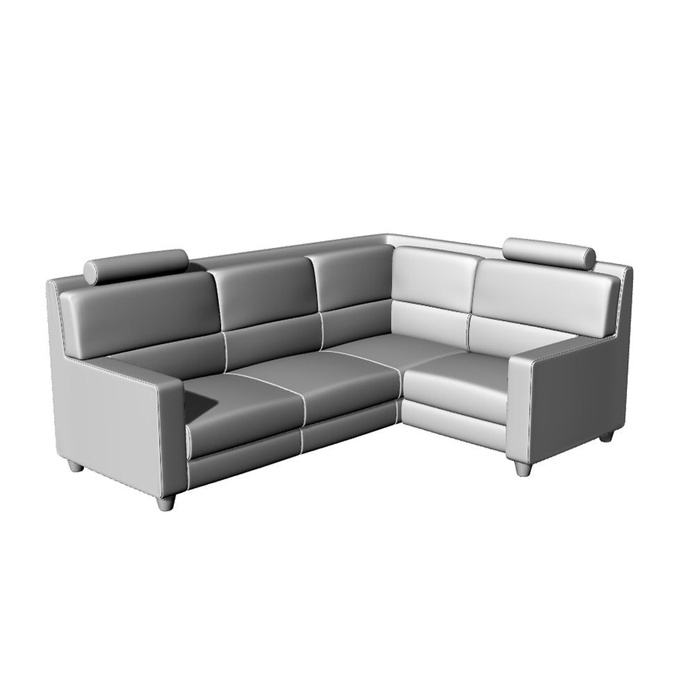 Yao's Studio LYT259 Corner Sofa HO/OO/Z/N/TT Railroad Miniature Accessory Display Props Secondary image
