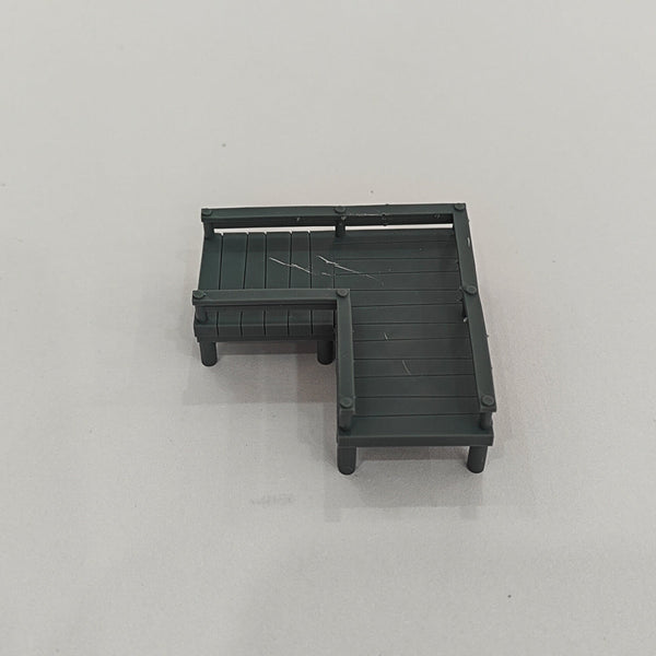 Yao's Studio LYT309 Right Angle Boardwalk 17mm48*48mm HO/OO/Z/N/TT Railroad Miniature Accessory Display Props