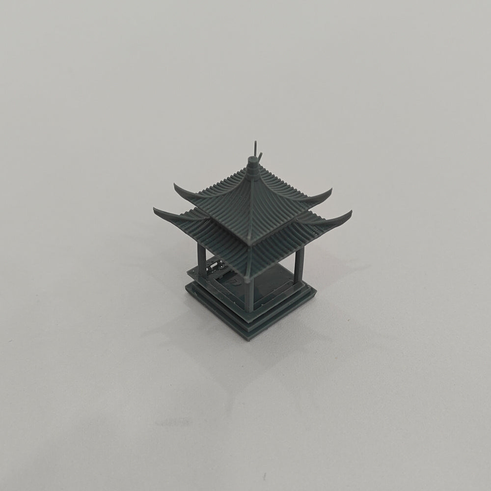 Yao's Studio LYT314 Chinese Style Pavilion HO/OO/Z/N/TT Railroad Miniature Diorama House Building Secondary image