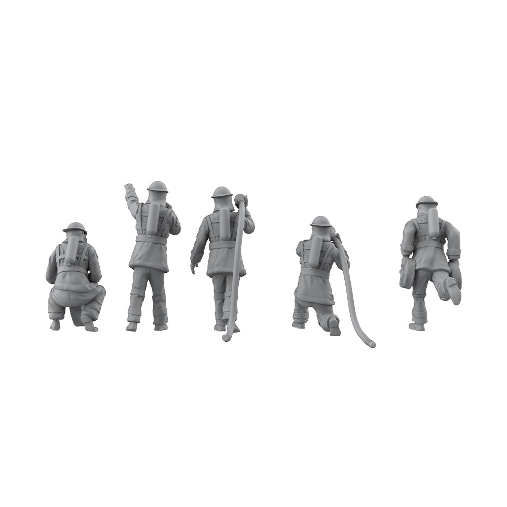 Yao's Studio LYT344 Firefighter Rescue Team HO/OO/Z/N/TT Railroad Miniature Accessory Display Props — detail view 3