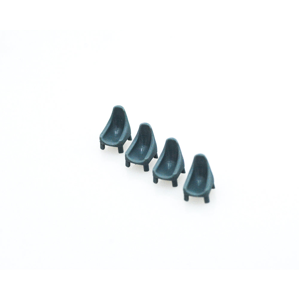 Yao's Studio LYT395 Beach Lounge Chair HO/OO/Z/N/TT Railroad Miniature Accessory Display Props Main image
