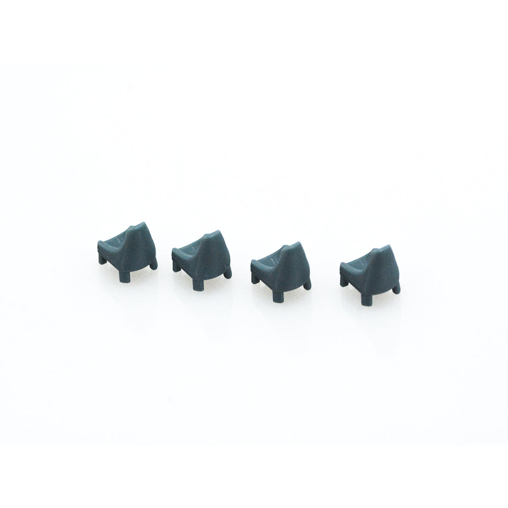 Yao's Studio LYT395 Beach Lounge Chair HO/OO/Z/N/TT Railroad Miniature Accessory Display Props