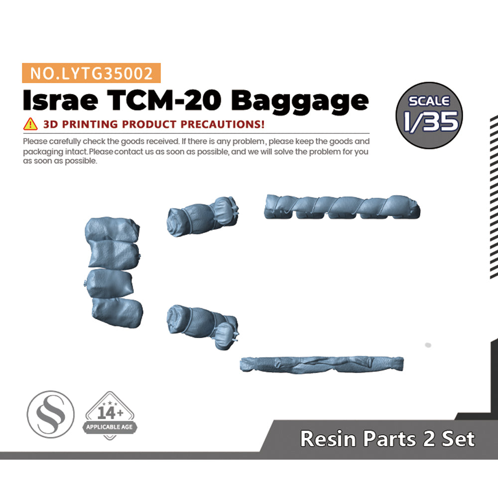 Yao's Studio LYTG002 1/35(48,72,144) Model Upgrade Parts Baggage Group For US M3 GMC Israe IDF TCM-20 SPAA Main image