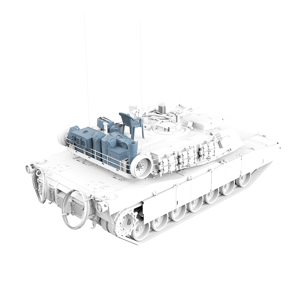Yao's Studio LYTG009 Model Upgrade Parts Chairs boxes bags air conditioning accessories for US M1A1 Abrams MBT Secondary image