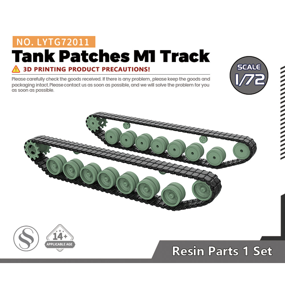 Yao's Studio LYTG011 1/35(48,72,144) Model Upgrade Parts US M1 Track Links Main image