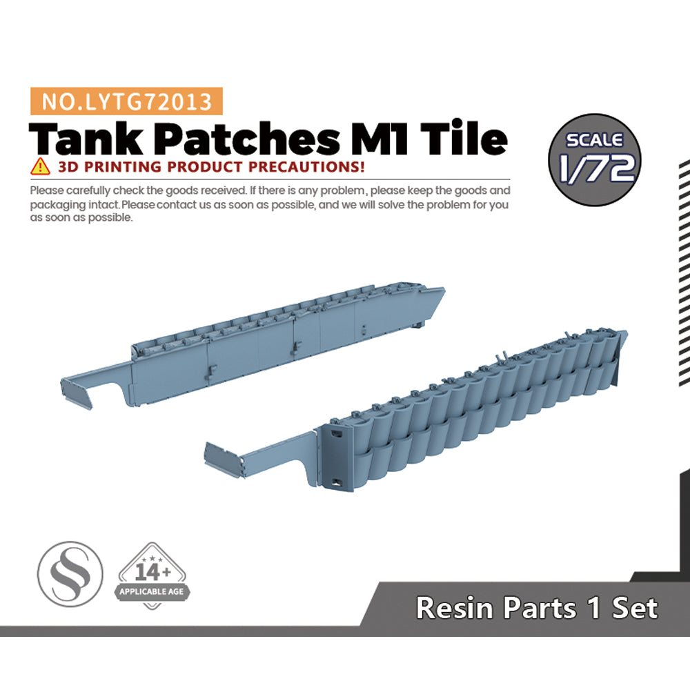 Yao's Studio LYTG013 Model Upgrade Parts Tank Patches M1 Tile Main image
