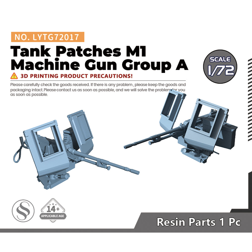 Yao's Studio LYTG017 1/35(48,72,144) Model Upgrade Parts US M1 Tank M240 7.62 Machine Gun Main image