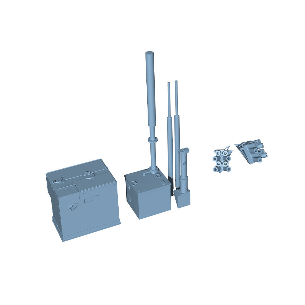 Yao's Studio LYTG022 1/35(48,72,144) Model Upgrade Parts US M1 Tank Antenna Smoke Grenade Launchers Electronic Equipment Group — detail view 3