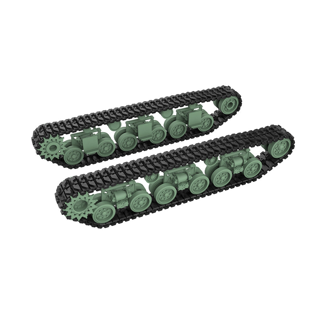 Yao's Studio LYTG023 Model Upgrade Parts M4A3 (76)W Sherman HVSS Tank Tracks — detail view 3