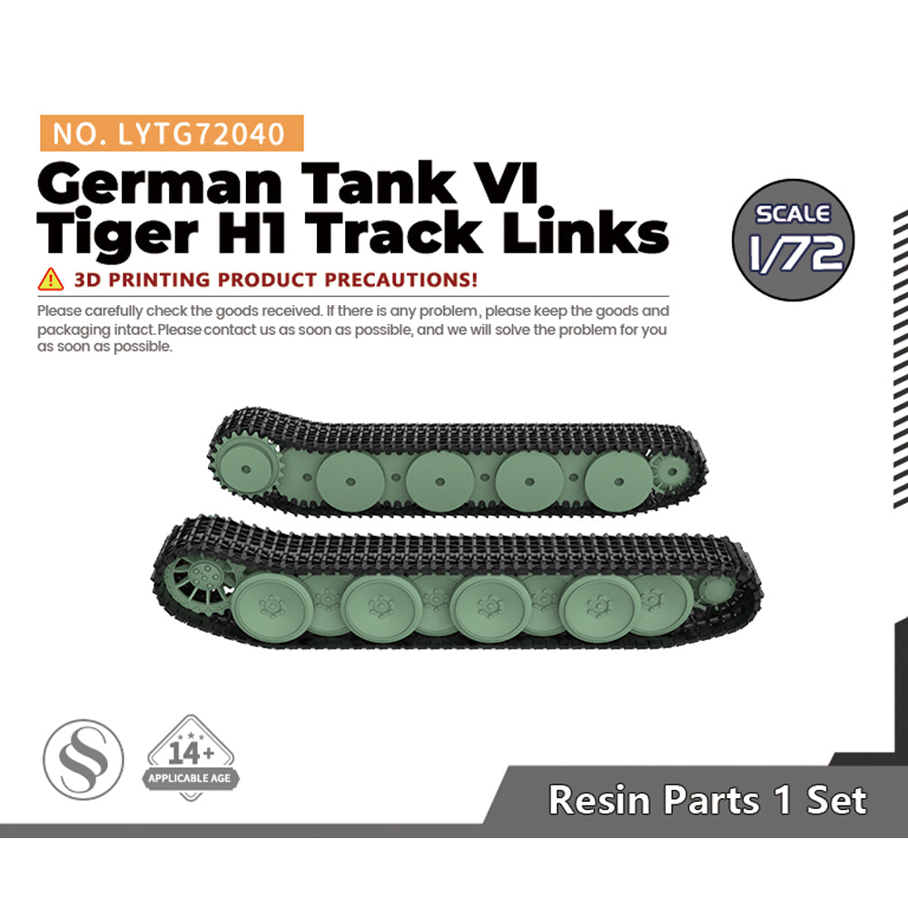 Yao's Studio LYTG040 Model Upgrade Parts German Tank VI Tiger H1 Track Links Main image
