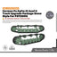 Yao's Studio LYTG070 1/35(48,72,144) Model Upgrade Parts German PzKpfw III Snow Track Links