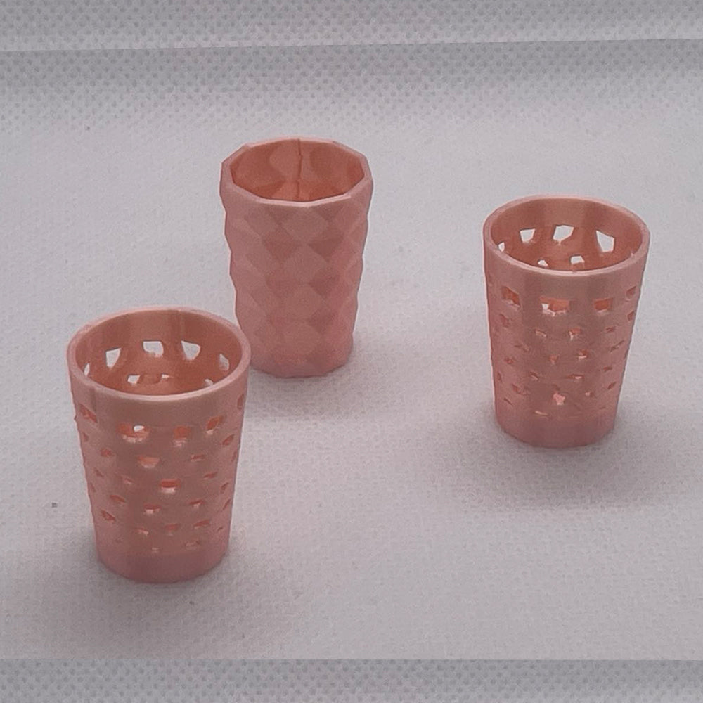 LYTP521E/F 1/12 1/6 Scale Trash Can Garbage Waste Paper Basket Lot of 3 Dollhouse Miniature Mini Diorama Decor Garden BJD Ornamental Main image