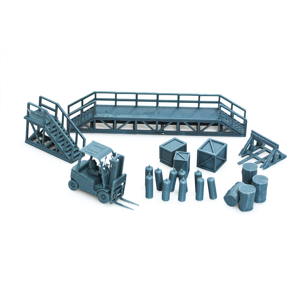 Yao's Studio LYTS040 Models Train Locomotive Maintenance Platform G Accessories — scale model kit