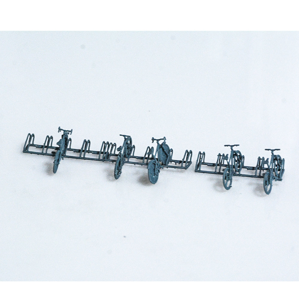 Yao's Studio LYTS042 Bicycles 5pcs Bikes Parking Racks Model Trains Layout — detail view 2