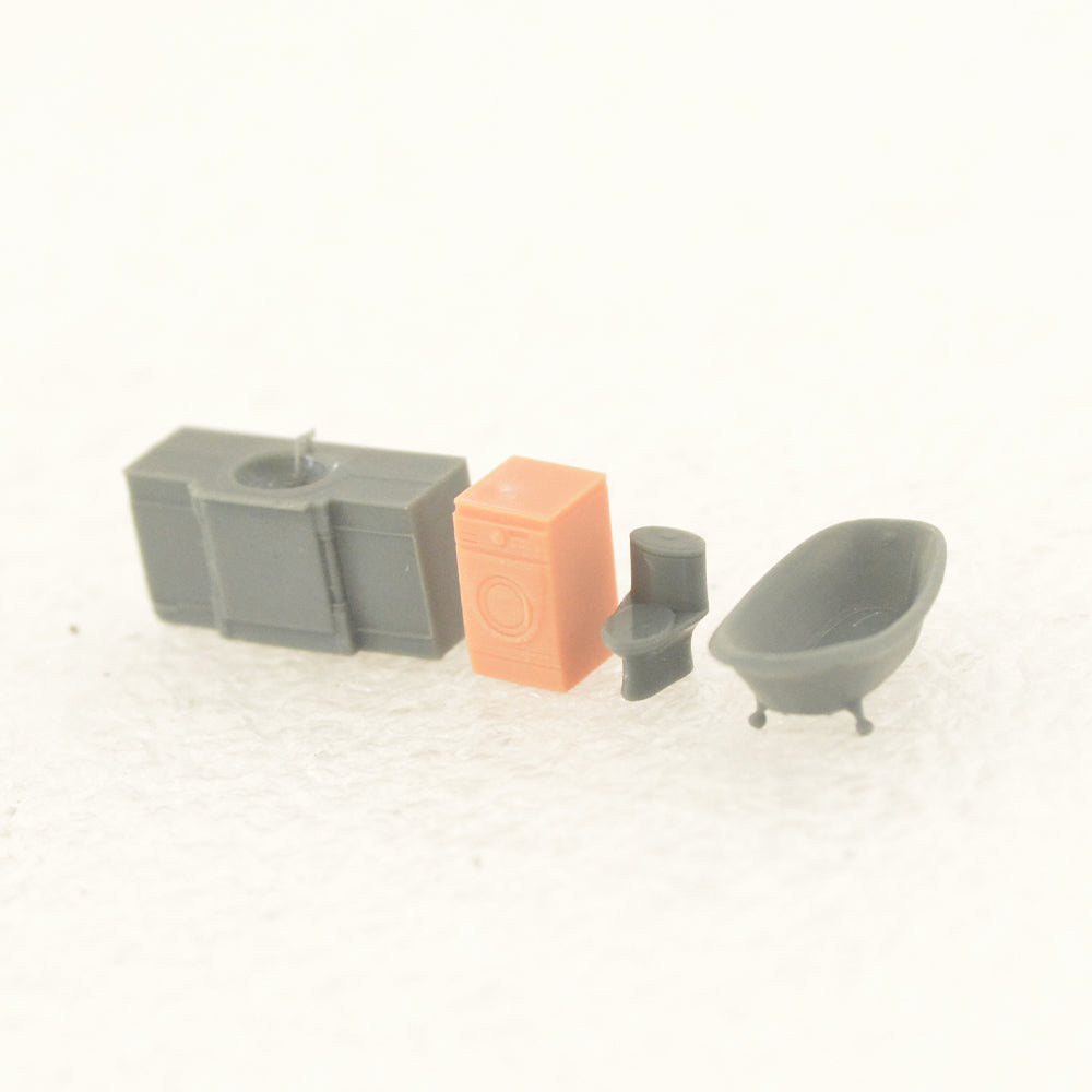 Yao's Studio LYTS005 Miniature Factory Building Military Car Railroad Track Accessory Props Diorama Scenery Modern Bathroom Vanity Sink Cabinet Combination Bathroom Furniture Secondary image