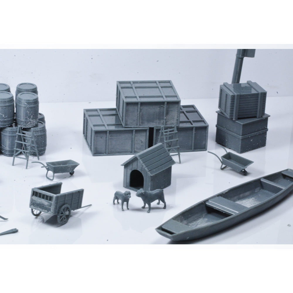 Yao's Studio LYTS035 Miniature Farm Building Set — detail view 3