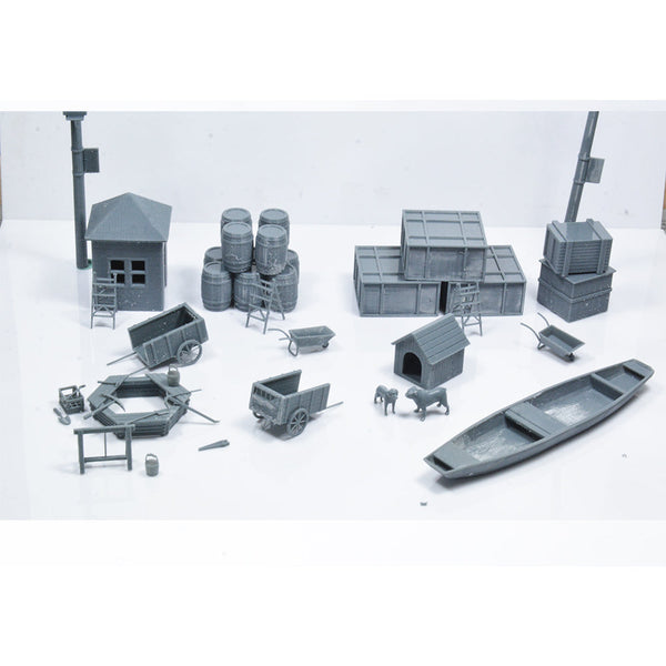 Yao's Studio LYTS035 Miniature Farm Building Set Farm Building Farm Accessories