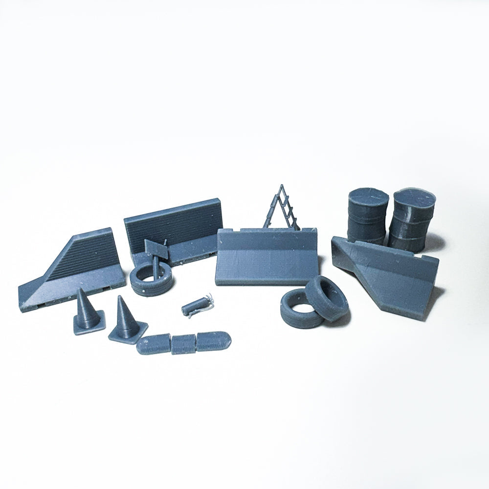 Yao's Studio LYTS043 Railway Scenery Gas Station Junk Stuff Set — detail view 2