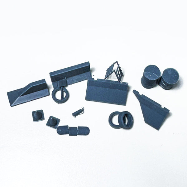 Yao's Studio LYTS043 Railway Scenery Gas Station Junk Stuff Set
