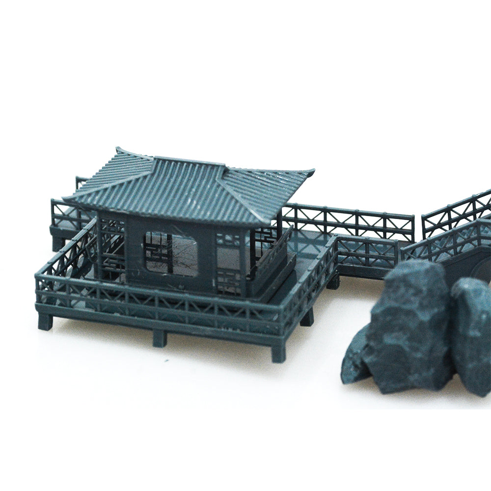Yao's Studio LYTS045 Miniature Lake Pavilion Scene Secondary image