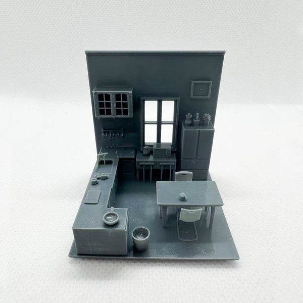 Yao's Studio LYTS012 1/S 1/L Miniature Scenes Simulated Kitchen And Dining Table Models Decorative Ornaments And Dollhouses