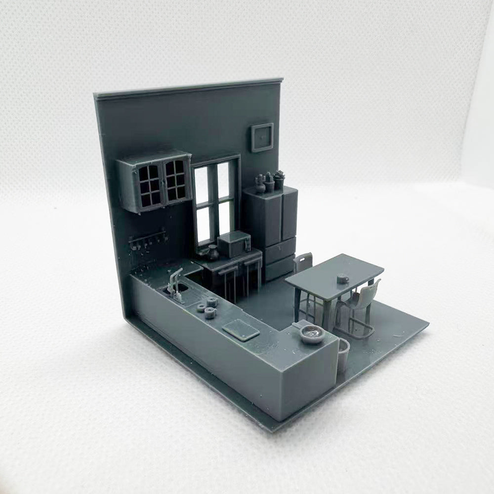 Yao's Studio LYTS012 1/S 1/L Miniature Scenes Simulated Kitchen And Dining Table Models Decorative Ornaments And Dollhouses Secondary image