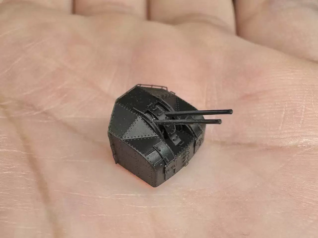 SSMODEL R350086  1/350 scale Jiujiu 76mm twin anti-aircraft gun