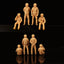 Modern LA100 Panda Helmet 4-Person Miniature Soldier Figure White Model LSSNO229  1/35/48/64/72/87/100/144