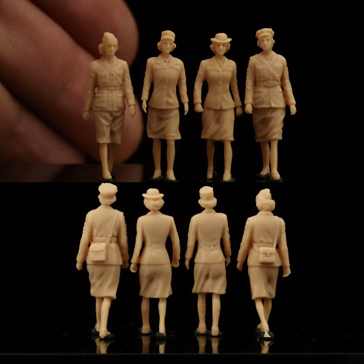 Allied Female Internal Service Team of Four during World War II LSSNO144 1/35/48/64/72/87/100/144 Main image