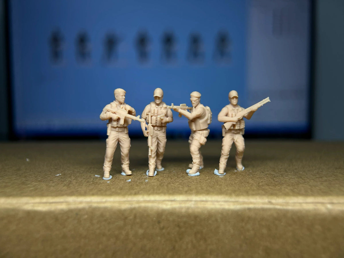 Modern South American Police Soldier 7-Man Team LSSNO78 1/35/48/64/72/87/100/144 — detail view 3
