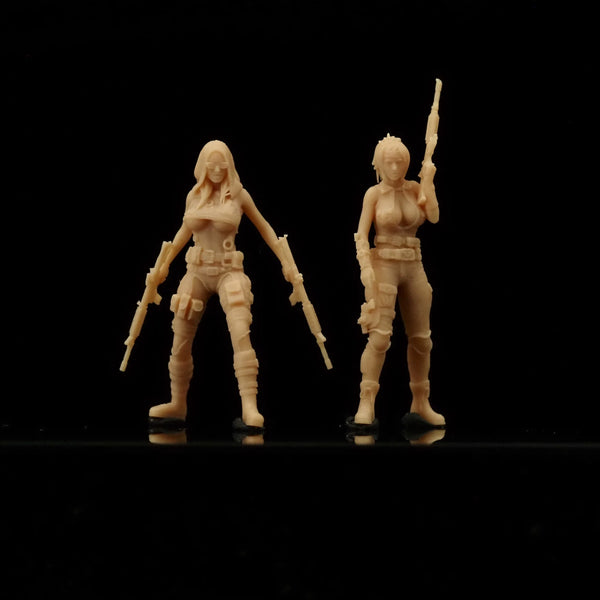 Modern Civilian Female Special Agent 8-Person Team LSSNO137 1/35/48/64/72/87/100/144