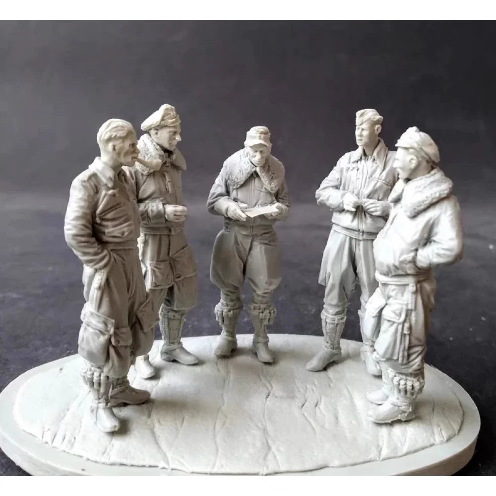 5-man WWII pilots LSSNO149 1/35/48/64/72/87/100/144 Main image