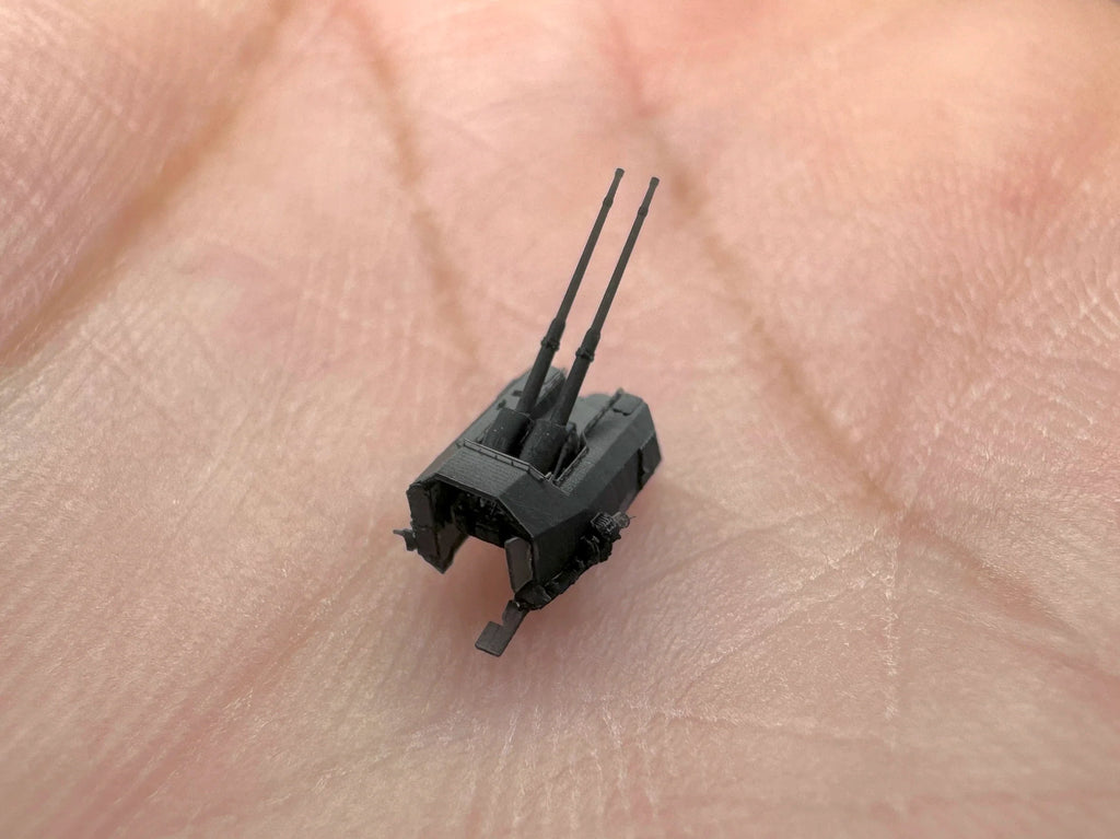 SSMODEL G700002 700 scale German 105mm SK C33 LC/37 double mount