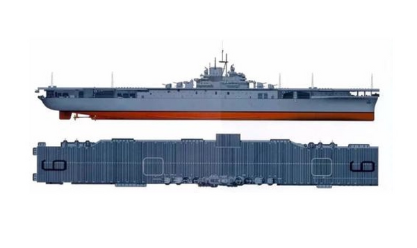 SSMODEL WM31004 US Aircraft Carrier USS Essex (1:3000 Scale Resin Model) — Includes Deck Photo-Etched Parts