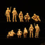Vietnam War US Army 5-man squad figure LSSNO274 1/35/48/64/72/87/100/144