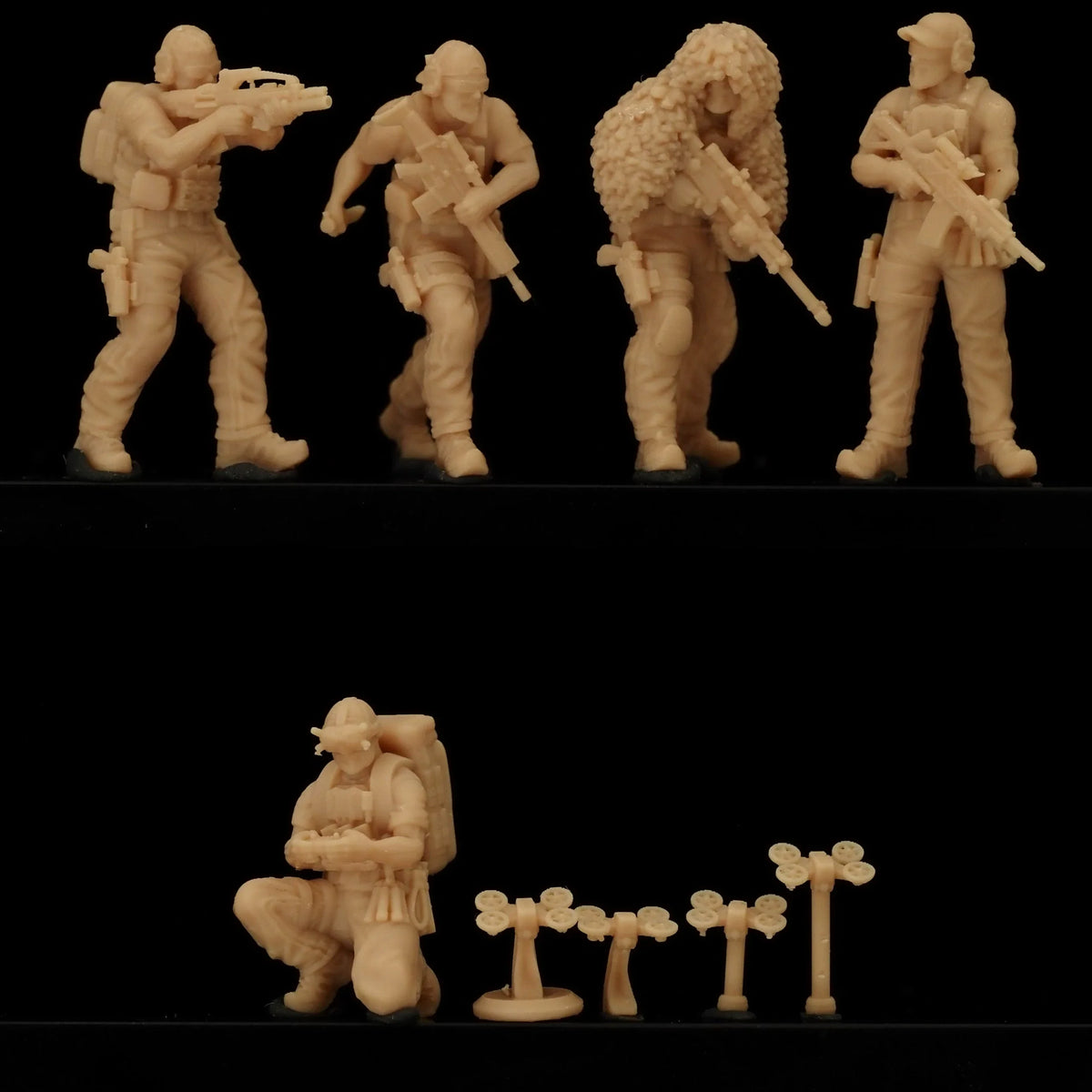 A modern drone team of 5 people LSSNO131 1/35/48/64/72/87/100/144 Main image
