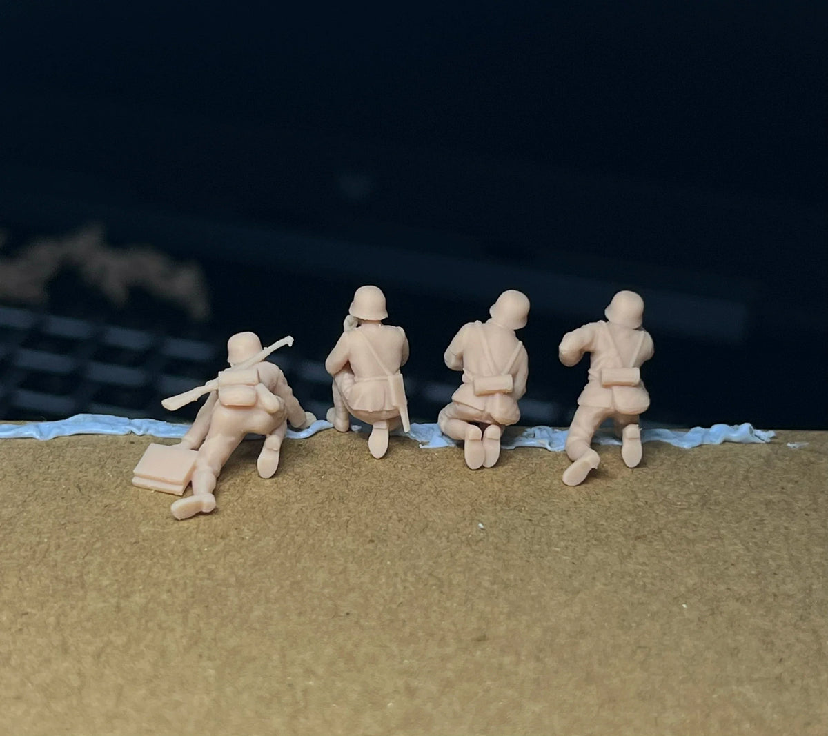WWII Nationalist Army 37mm gun 4-man team LSSNO67 1/35/48/64/72/87/100/144 — detail view 3