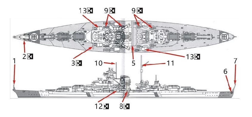 SSMODEL WM33002 — WWII Battleship *Tirpitz* — 1/3000 Scale Resin Model (Includes Photo-Etched Parts) Secondary image