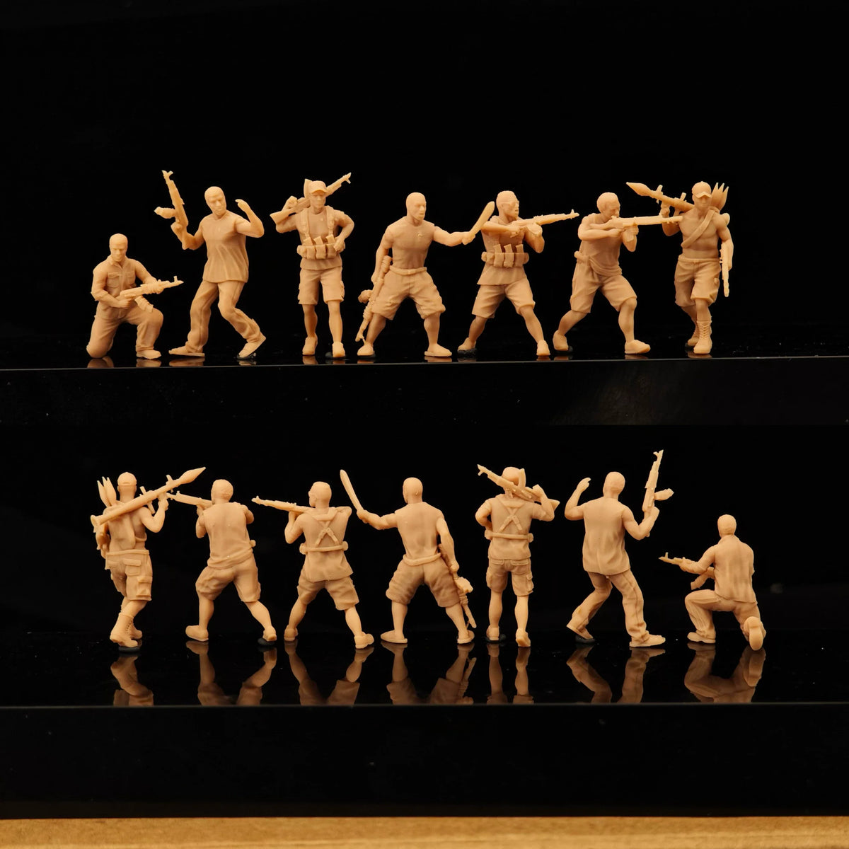 7 modern African soldiers LSSNO170 1/35/48/64/72/87/100/144 Main image