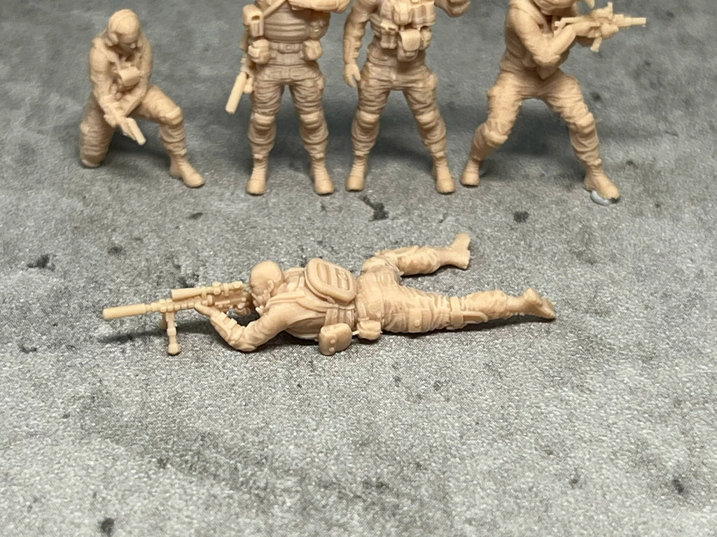 Modern Soldier 5-Man Team LSSNO48 1/35/48/64/72/87/100/144