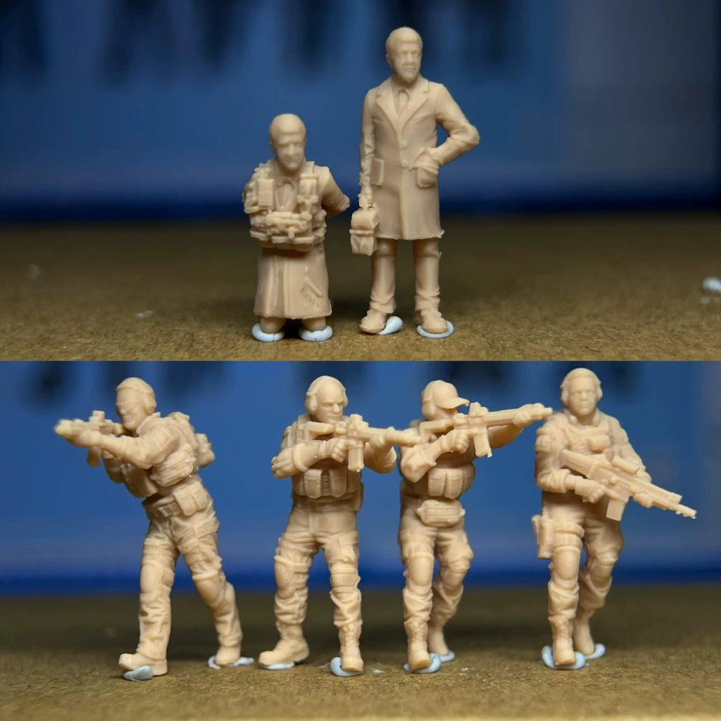 A six-person modern mercenary rescue team  LSSNO79 1/35/48/64/72/87/100/144