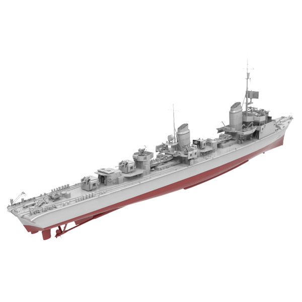 RHWS046S Military Model Kit Full HullGerman T-22 destroyer hull