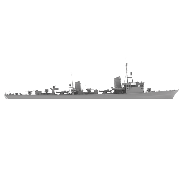 RHWS046  Military Model Kit Water hull LineGerman T-22 destroyer
