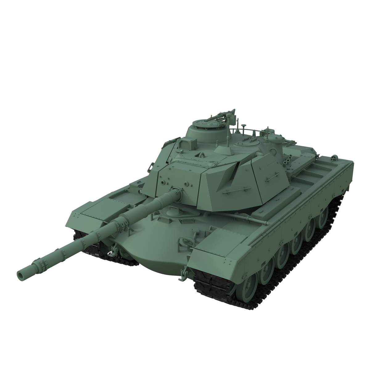 SSMODEL SS128 Military Model Germany MediumTanks Kampfpanzer M48 Super Main image