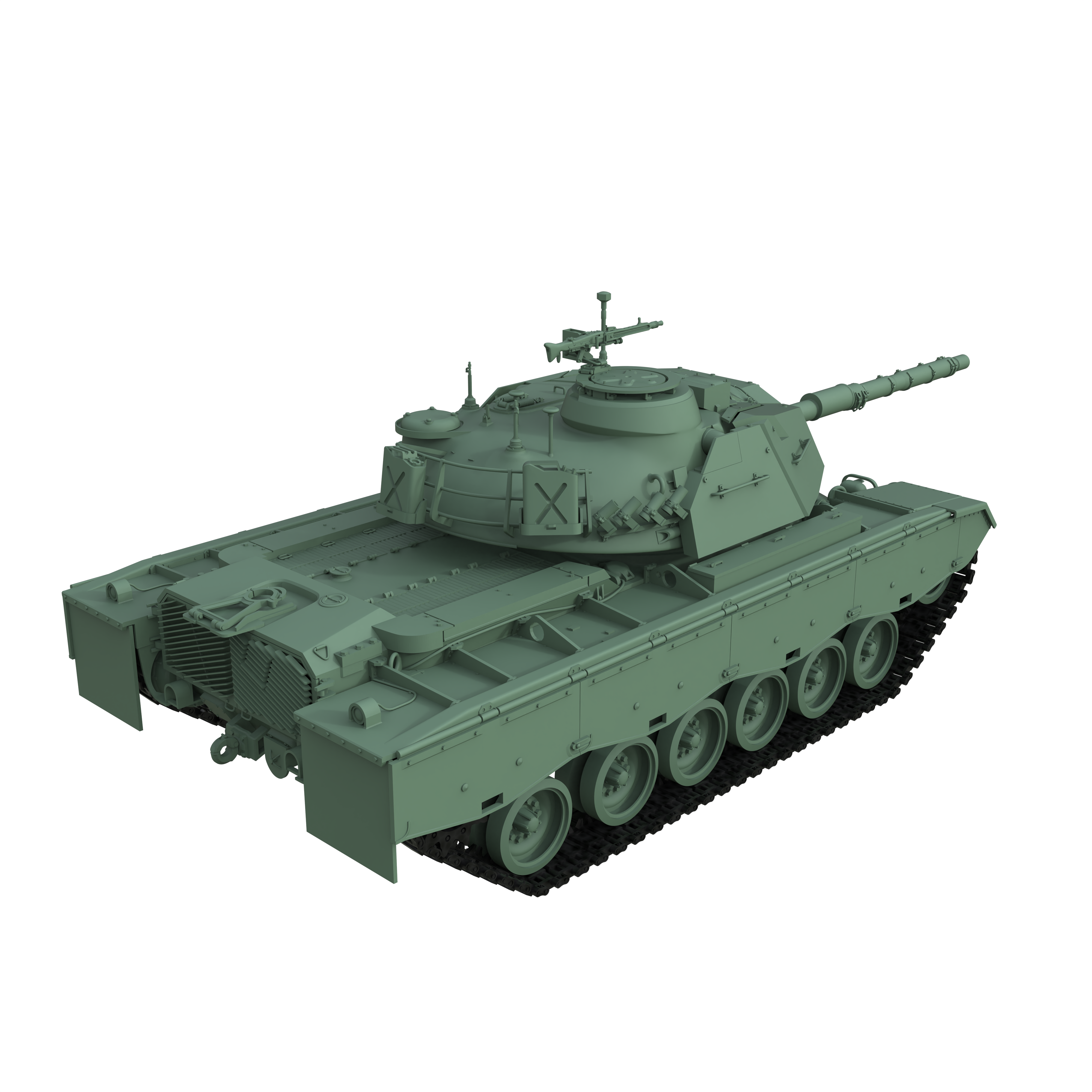 SSMODEL SS128 Military Model Germany MediumTanks Kampfpanzer M48 Super Secondary image
