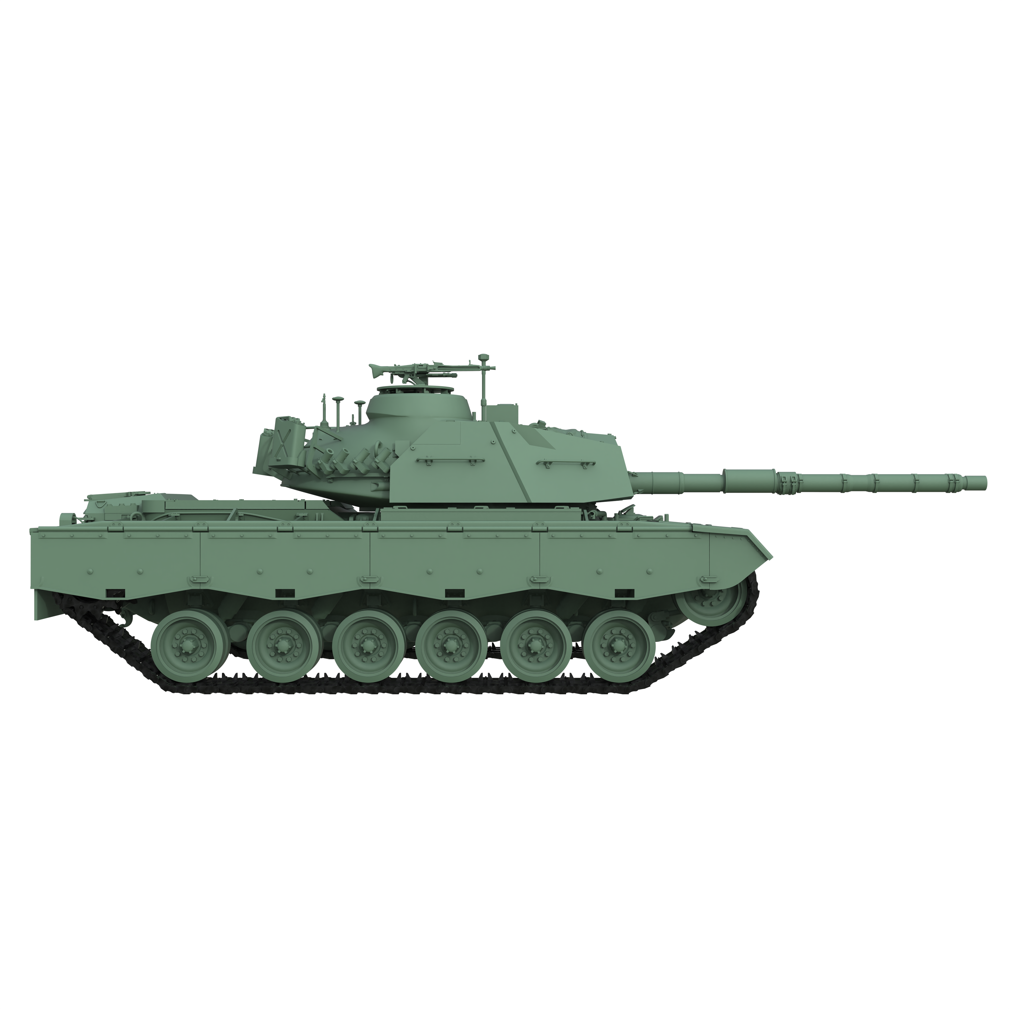 SSMODEL SS128 Military Model Germany MediumTanks Kampfpanzer M48 Super — detail view 4