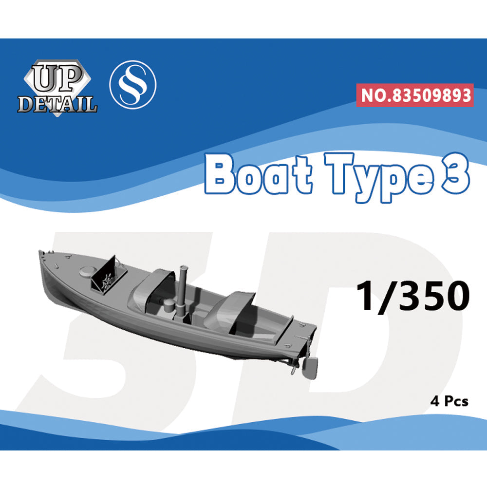 SSMODEL SS89893 Model Upgrade Parts Generic Ship's Boat Type 3 Main image