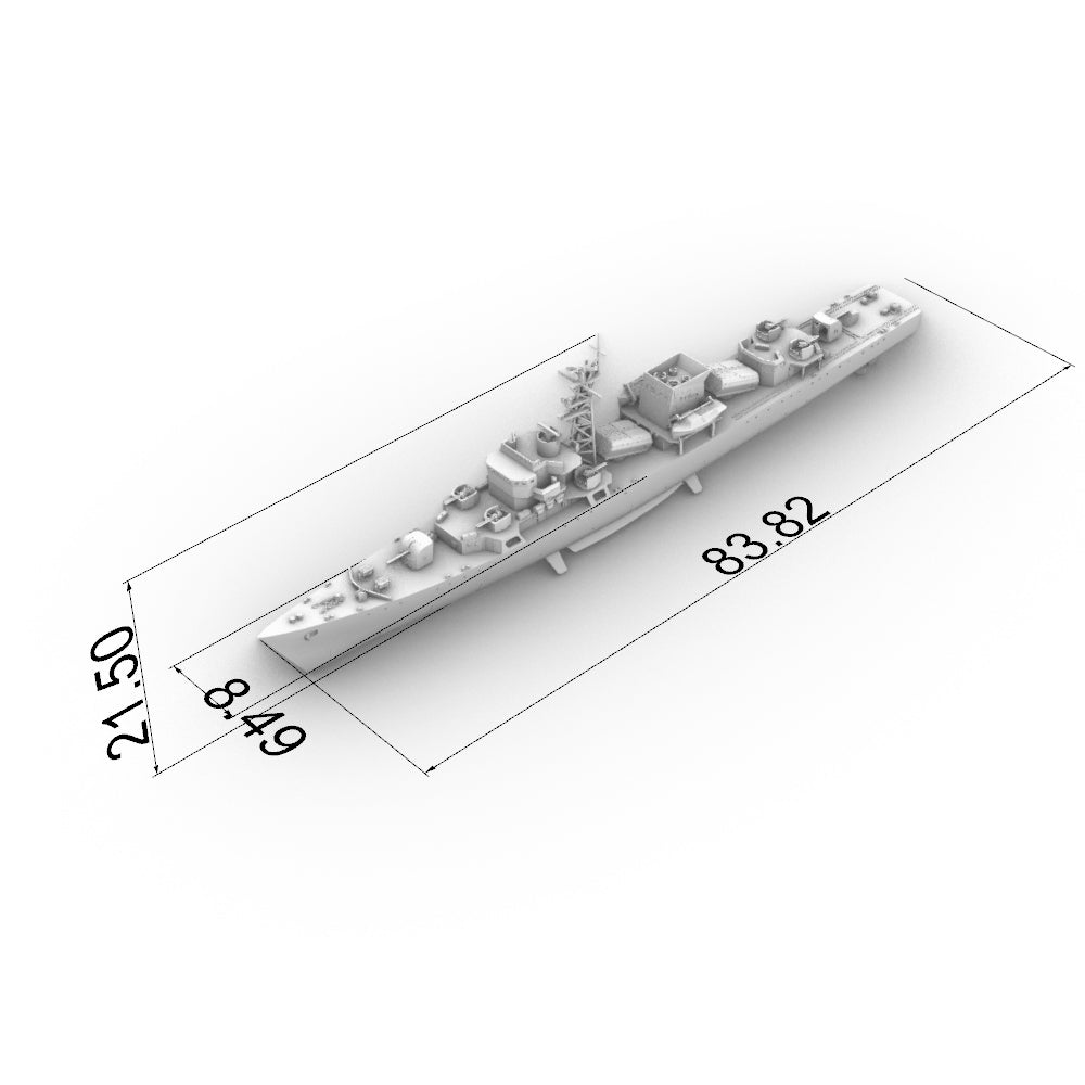 SSC180 Military Model CNS Jianghu I Class Frigate Water Line