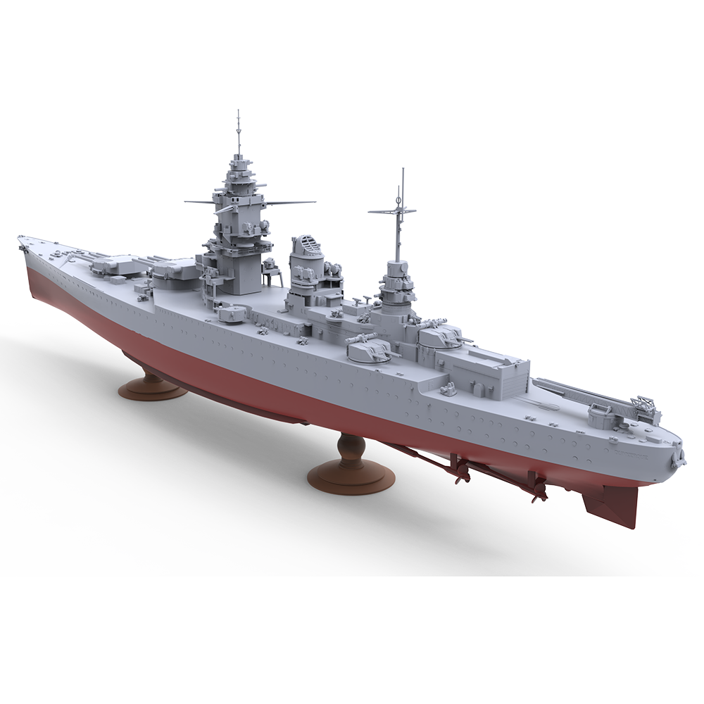 SSMODEL 703S Military Model Kit France Dunkerque-Class Battleship Dunkerque(1939) Full Hull